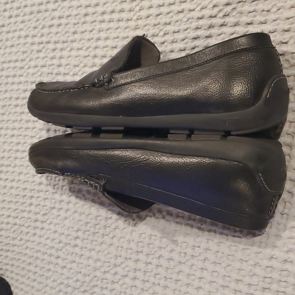 Tommy Bahama Nassau Venetian Black Leather Driving Loafers Size 9.5 (#2) - Picture 4 of 6
